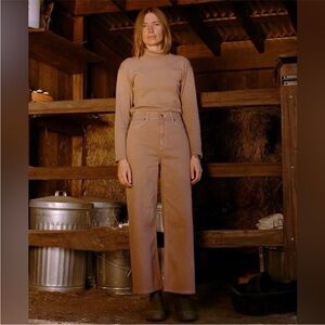 Rudy Jude Sarah Wide Leg brown Jeans Bark RJ 2